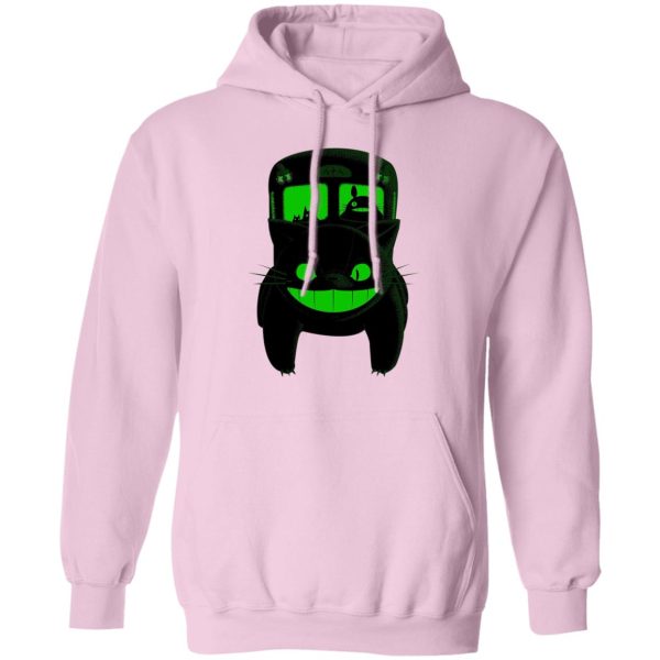 Chat Bus Totoro - My Neighbor Totoro – Neon Catbus Hoodie-Apparel, Chat Bus Totoro, Hoodie, My Neighbor Totoro