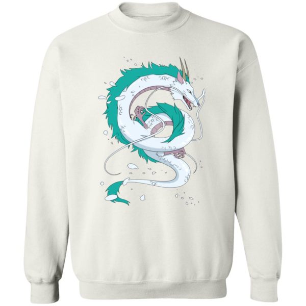 No Face Spirited Away - Haku Dragon Sweatshirt-Apparel, No Face Spirited Away, Spirited Away, Sweatshirt