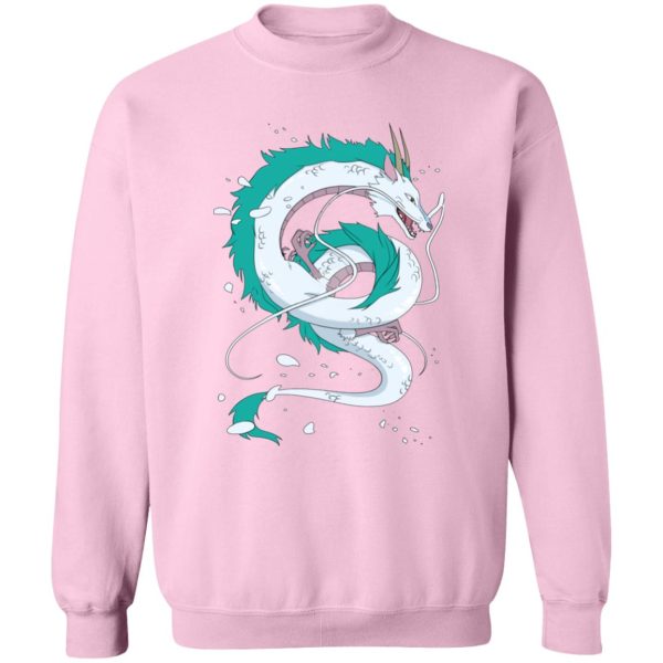 No Face Spirited Away - Haku Dragon Sweatshirt-Apparel, No Face Spirited Away, Spirited Away, Sweatshirt