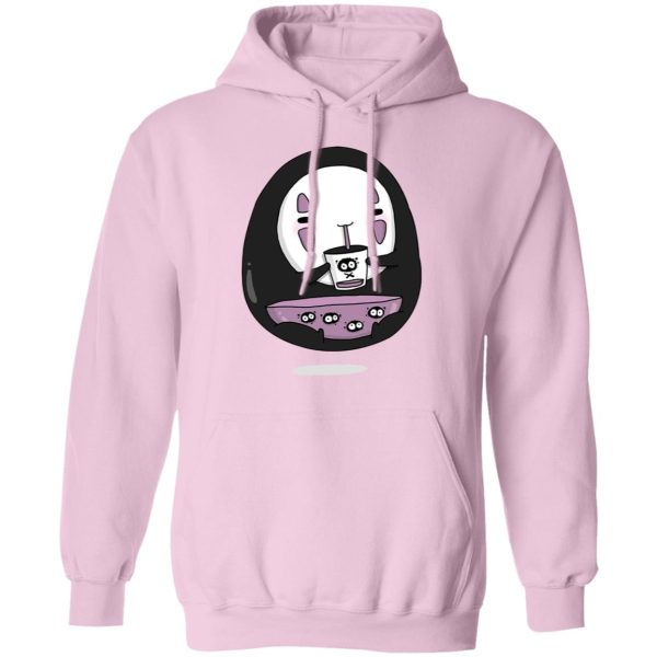 Spirited Away Duck - Cute No Face Kaonashi Drinking Tea Hoodie-Apparel, Hoodie, kaonashi, no face, Spirited Away, Spirited Away Duck