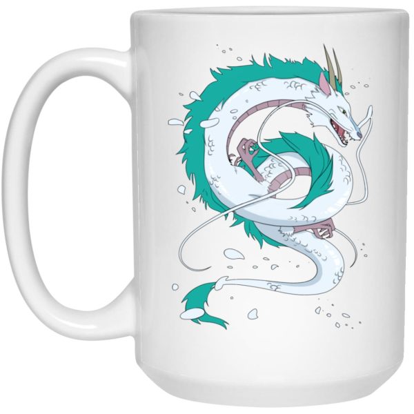 Haku Spirited Away - Haku Dragon Mug-Haku Spirited Away, House Decor, Mug, Spirited Away