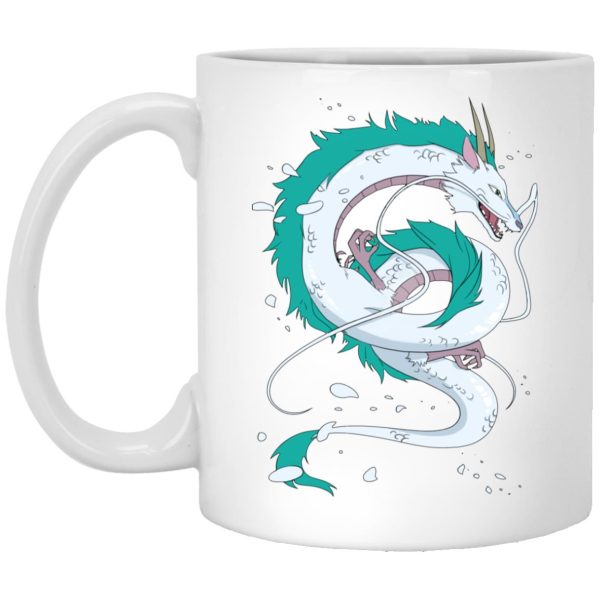 Haku Spirited Away - Haku Dragon Mug-Haku Spirited Away, House Decor, Mug, Spirited Away