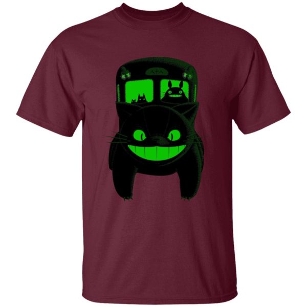 What Is Totoro In Japanese - My Neighbor Totoro – Neon Catbus T Shirt-Apparel, My Neighbor Totoro, Tshirt, What Is Totoro In Japanese