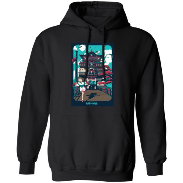 Spirited Away Bath House - Spirited Away – Freedom Hoodie-Spirited Away Bath House