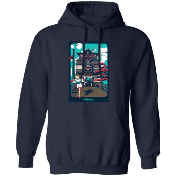 Spirited Away Bath House - Spirited Away – Freedom Hoodie-Spirited Away Bath House