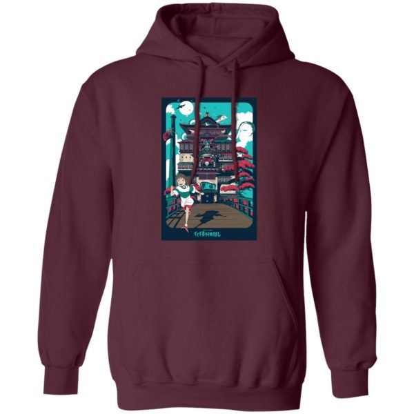 Spirited Away Bath House - Spirited Away – Freedom Hoodie-Spirited Away Bath House