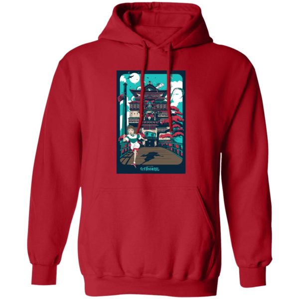 Spirited Away Bath House - Spirited Away – Freedom Hoodie-Spirited Away Bath House