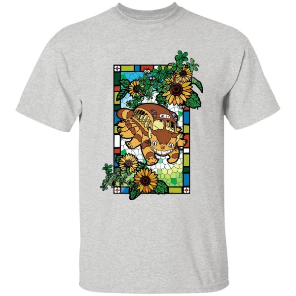 Totoro Poster - My Neighbor Totoro – Cat Bus Stained Glass Art T Shirt for Kid-Totoro Poster