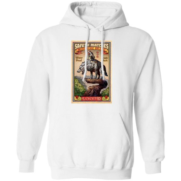 Princess Mononoke Wallpaper - Princess  Mononoke and The Wofl on Top Hoodie-Apparel, Hoodie, princess mononoke, Princess Mononoke Wallpaper