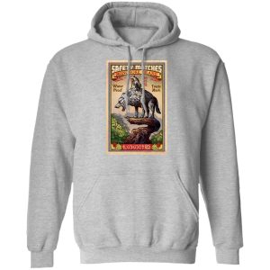 Princess Mononoke Wallpaper - Princess  Mononoke and The Wofl on Top Hoodie-Apparel, Hoodie, princess mononoke, Princess Mononoke Wallpaper