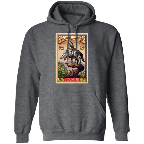 Princess Mononoke Wallpaper - Princess  Mononoke and The Wofl on Top Hoodie-Apparel, Hoodie, princess mononoke, Princess Mononoke Wallpaper