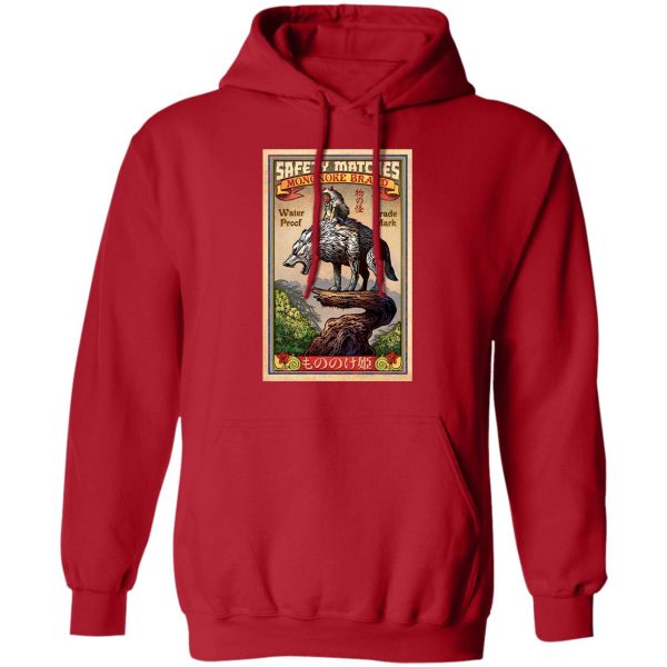 Princess Mononoke Wallpaper - Princess  Mononoke and The Wofl on Top Hoodie-Apparel, Hoodie, princess mononoke, Princess Mononoke Wallpaper