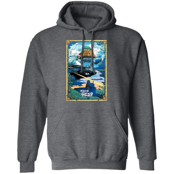 Laputa Castle In The Sky English Cast - Laputa: Castle In The Sky – War Hoodie-Apparel, Hoodie, Laputa Castle In The Sky English Cast, Laputa: Castle in the Sky