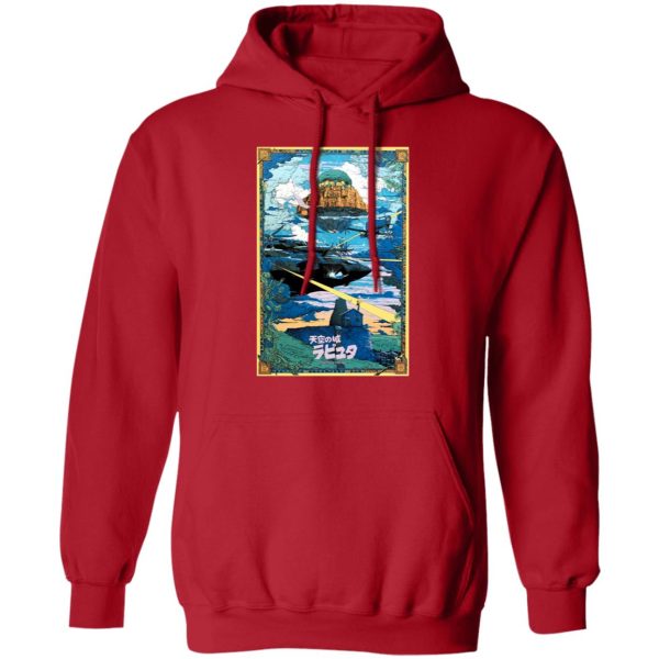 Laputa Castle In The Sky English Cast - Laputa: Castle In The Sky – War Hoodie-Apparel, Hoodie, Laputa Castle In The Sky English Cast, Laputa: Castle in the Sky