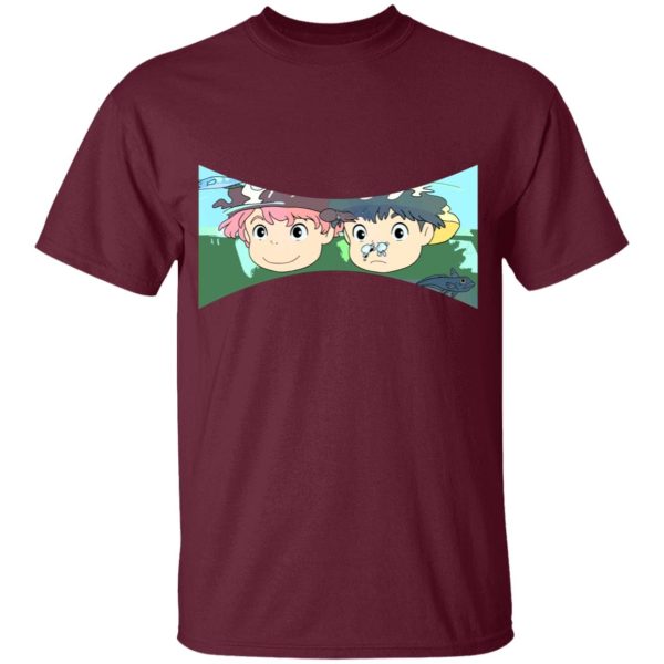 Ponyo Plush - Ponyo and Sosuke T Shirt for Kid-Ponyo Plush