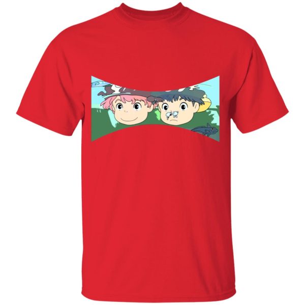 Ponyo Plush - Ponyo and Sosuke T Shirt for Kid-Ponyo Plush