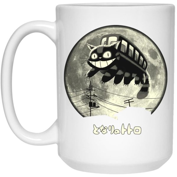 What Is Totoro In Japanese - Cat Bus in The Sky Mug-House Decor, Mug, My Neighbor Totoro, What Is Totoro In Japanese