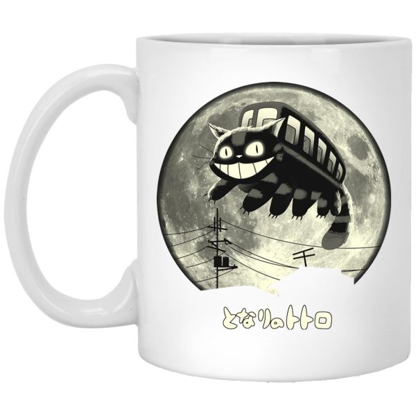 What Is Totoro In Japanese - Cat Bus in The Sky Mug-House Decor, Mug, My Neighbor Totoro, What Is Totoro In Japanese