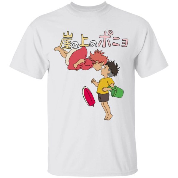 Póny - Ponyo on the Cliff by the Sea T Shirt for Kid-Póny