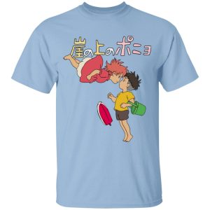 Póny - Ponyo on the Cliff by the Sea T Shirt for Kid-Póny