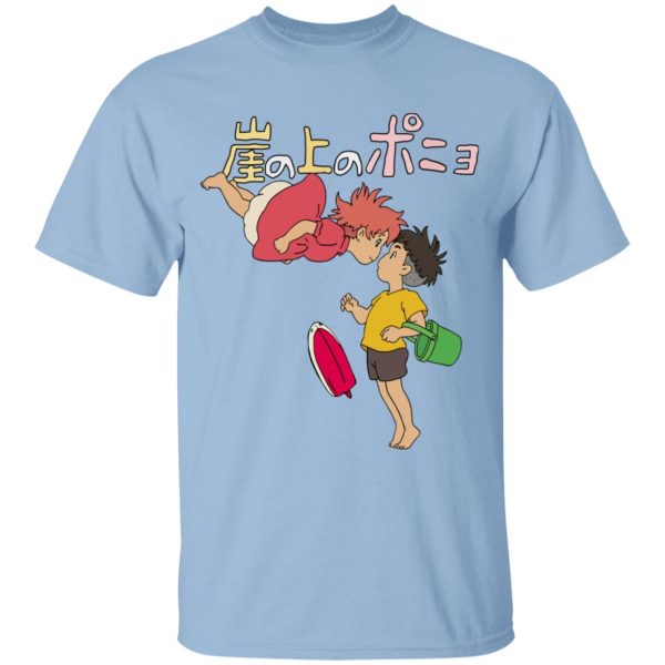 Póny - Ponyo on the Cliff by the Sea T Shirt for Kid-Póny