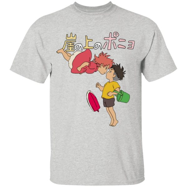 Póny - Ponyo on the Cliff by the Sea T Shirt for Kid-Póny