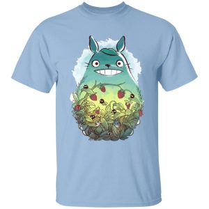 Totoro Plushie - My Neighbor Totoro – Green Garden T Shirt for Kid-Totoro Plushie