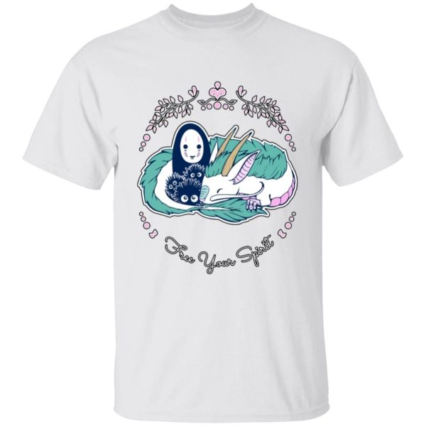 Minimalistic Spirited Away Wallpaper Portrait - Spirited Away – No Face and Haku Dragon T Shirt for Kid-Minimalistic Spirited Away Wallpaper Portrait