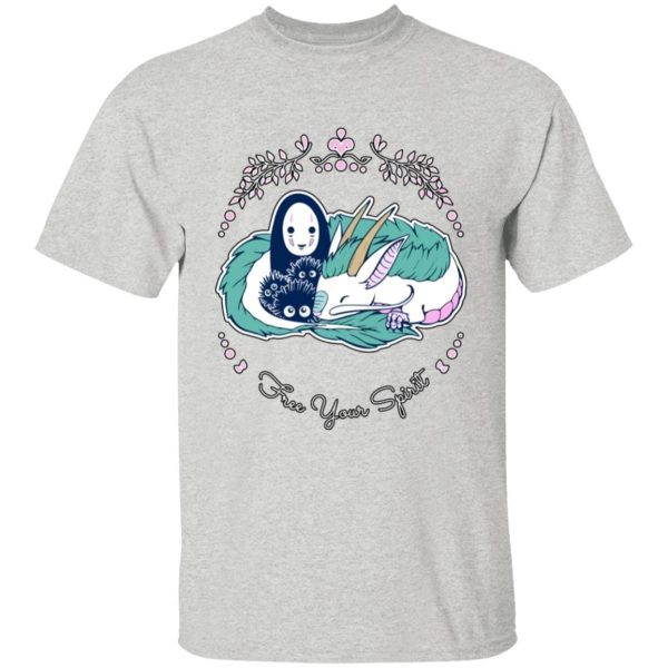 Minimalistic Spirited Away Wallpaper Portrait - Spirited Away – No Face and Haku Dragon T Shirt for Kid-Minimalistic Spirited Away Wallpaper Portrait