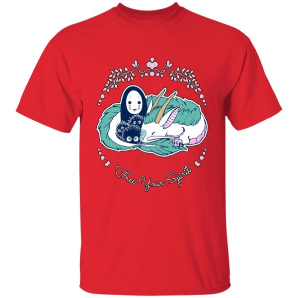 Minimalistic Spirited Away Wallpaper Portrait - Spirited Away – No Face and Haku Dragon T Shirt for Kid-Minimalistic Spirited Away Wallpaper Portrait