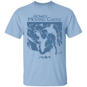 Howl's Moving Castle Poster - Howl’s Moving Castle Black & White T Shirt for Kid-Howl's Moving Castle Poster