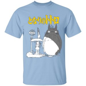 Sushi Totoro - My Neighbor Totoro Poster Black & White T Shirt for Kid-Sushi Totoro