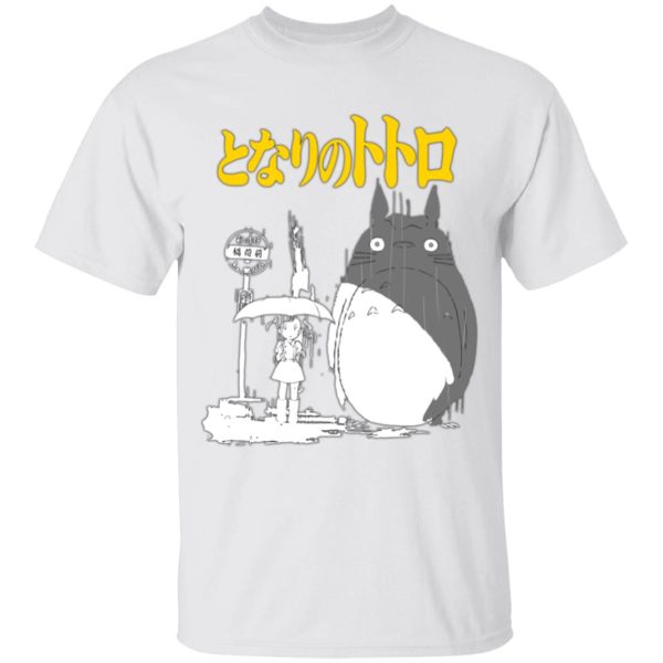 Sushi Totoro - My Neighbor Totoro Poster Black & White T Shirt for Kid-Sushi Totoro