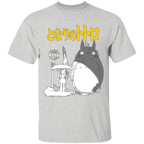 Sushi Totoro - My Neighbor Totoro Poster Black & White T Shirt for Kid-Sushi Totoro