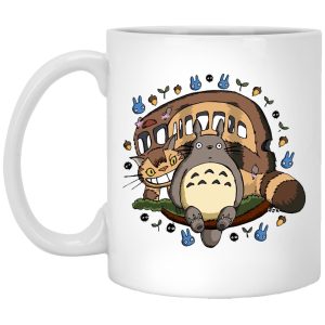 Totoro Bed - Totoro and the Catbus Mug-House Decor, Mug, My Neighbor Totoro, Totoro Bed