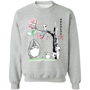 My Neighbor Totoro Film Series - Totoro and the Tree Spirits Sweatshirt-Apparel, My Neighbor Totoro, My Neighbor Totoro Film Series, Sweatshirt