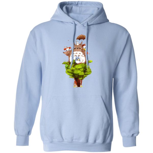 My Neighbor Totoro - My Neighbor Totoro Characters cartoon Style Hoodie-Apparel, Hoodie, My Neighbor Totoro