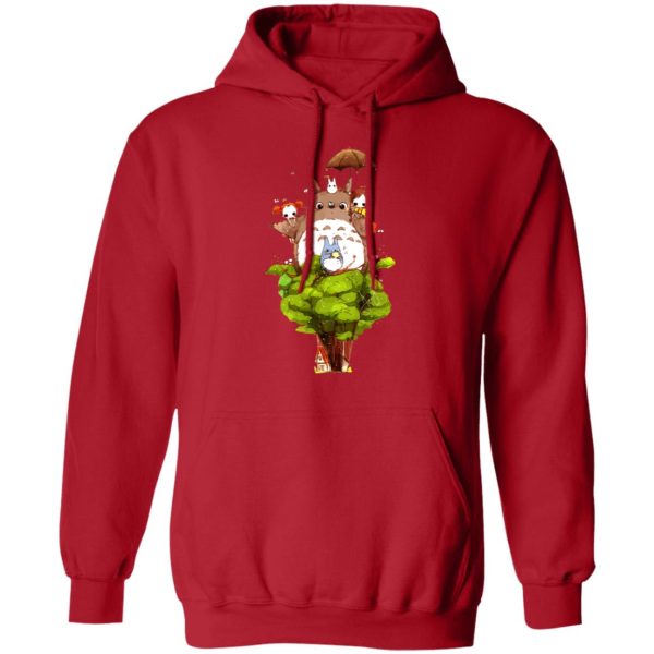 My Neighbor Totoro - My Neighbor Totoro Characters cartoon Style Hoodie-Apparel, Hoodie, My Neighbor Totoro