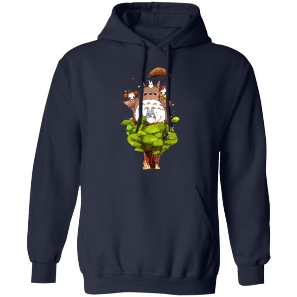 My Neighbor Totoro - My Neighbor Totoro Characters cartoon Style Hoodie-Apparel, Hoodie, My Neighbor Totoro