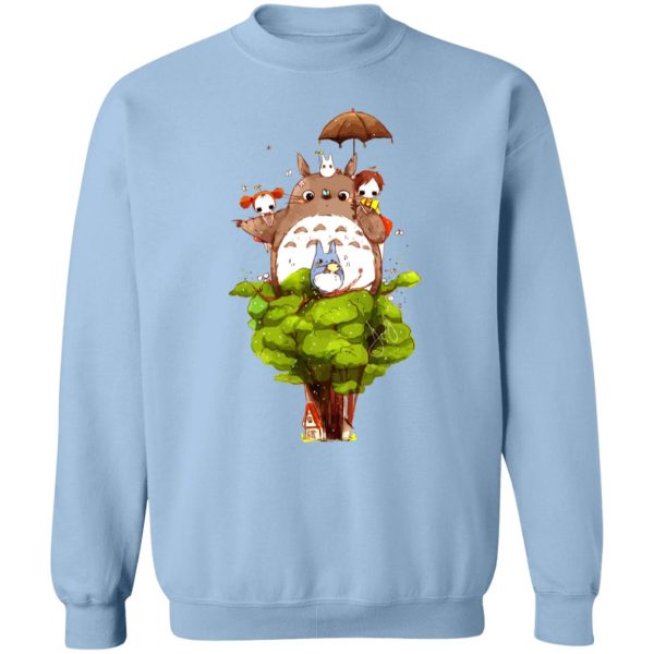 Kawagoe Totoro Forest - My Neighbor Totoro Characters cartoon Style Sweatshirt-Apparel, Kawagoe Totoro Forest, My Neighbor Totoro, Sweatshirt