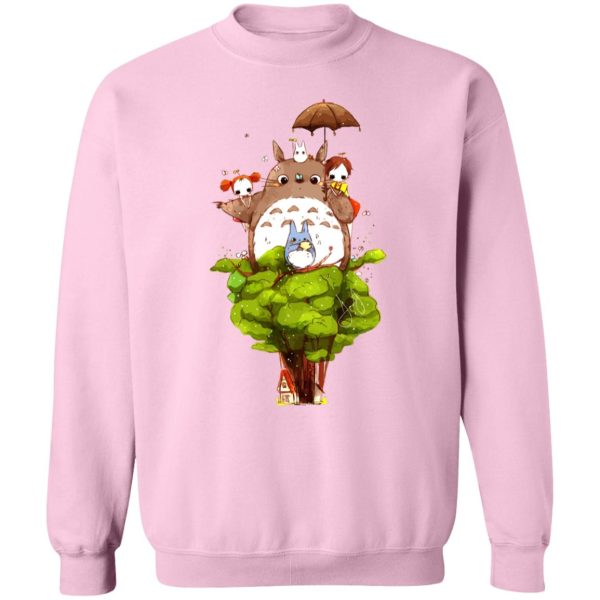 Kawagoe Totoro Forest - My Neighbor Totoro Characters cartoon Style Sweatshirt-Apparel, Kawagoe Totoro Forest, My Neighbor Totoro, Sweatshirt