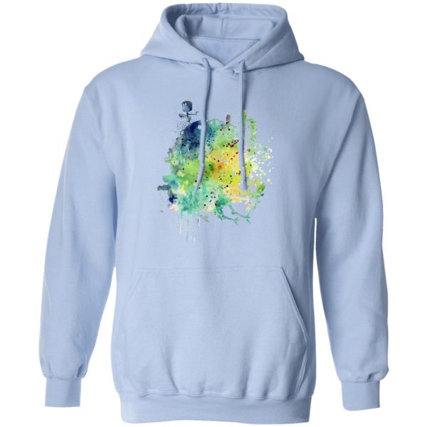 Howl S Moving Castle - Howl’s Moving Castle Colorful Castle Hoodie-Apparel, Hoodie, Howl S Moving Castle, Howl's Moving Castle