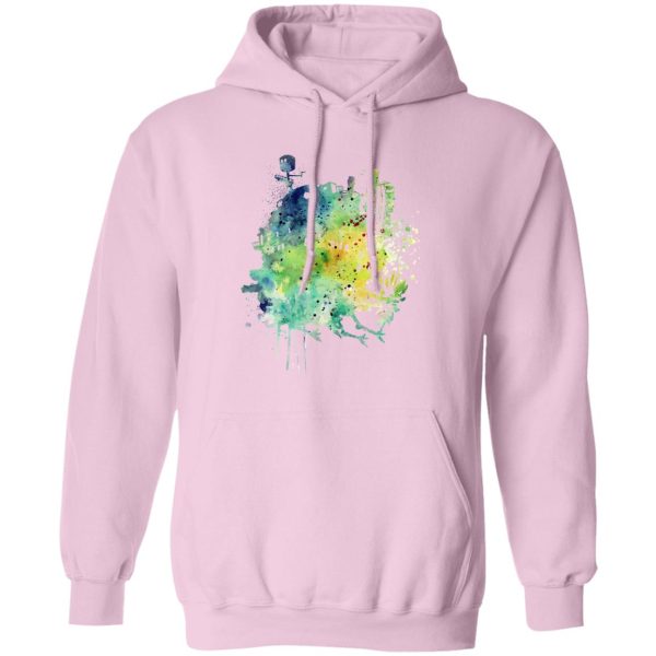 Howl S Moving Castle - Howl’s Moving Castle Colorful Castle Hoodie-Apparel, Hoodie, Howl S Moving Castle, Howl's Moving Castle