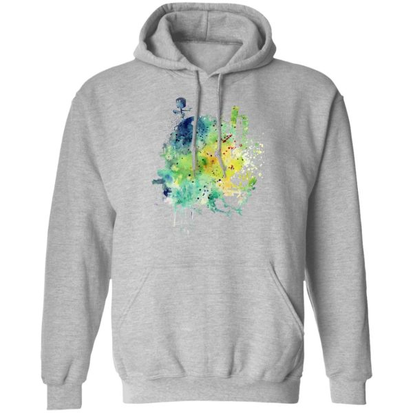 Howl S Moving Castle - Howl’s Moving Castle Colorful Castle Hoodie-Apparel, Hoodie, Howl S Moving Castle, Howl's Moving Castle