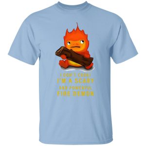 Howl's Moving Castle Movie Explained - Howl’s Moving Castle Calcifer T Shirt-Apparel, Howl's Moving Castle, Howl's Moving Castle Movie Explained, Tshirt