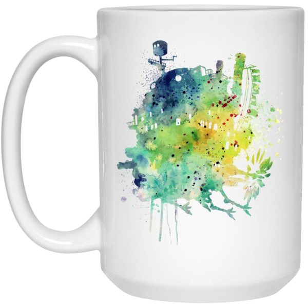 Howl's Moving Castle Dog - Howl’s Moving Castle Colorful Castle Mug-House Decor, Howl's Moving Castle, Howl's Moving Castle Dog, Mug