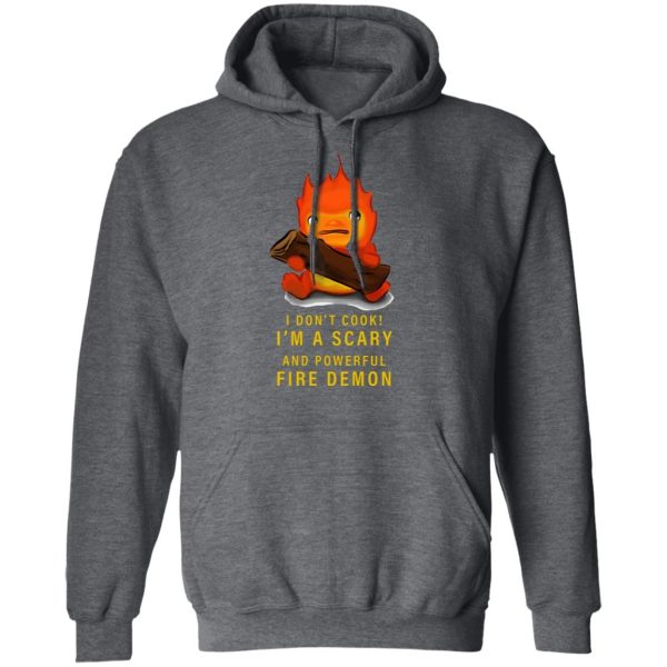 Dog In Howl's Moving Castle - Howl’s Moving Castle Calcifer Hoodie-Apparel, Dog In Howl's Moving Castle, Hoodie, Howl's Moving Castle