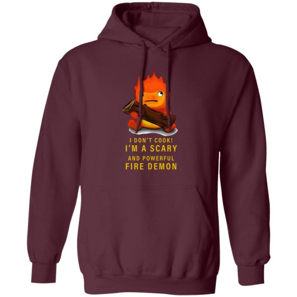 Dog In Howl's Moving Castle - Howl’s Moving Castle Calcifer Hoodie-Apparel, Dog In Howl's Moving Castle, Hoodie, Howl's Moving Castle