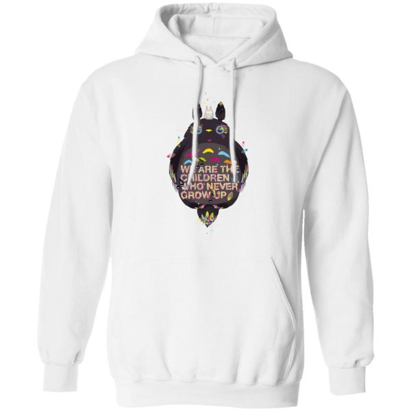 Totoro Movie - Totoro – Never Grow Up Hoodie-Apparel, Hoodie, My Neighbor Totoro, Totoro Movie