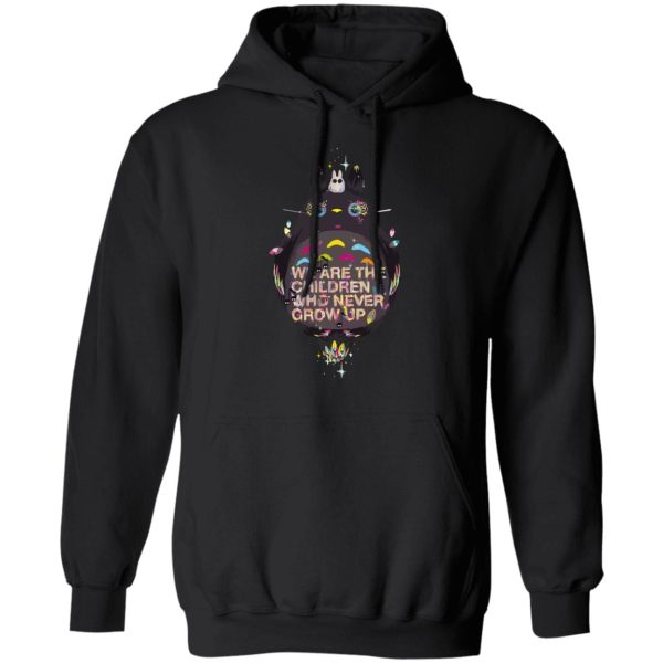 Totoro Movie - Totoro – Never Grow Up Hoodie-Apparel, Hoodie, My Neighbor Totoro, Totoro Movie